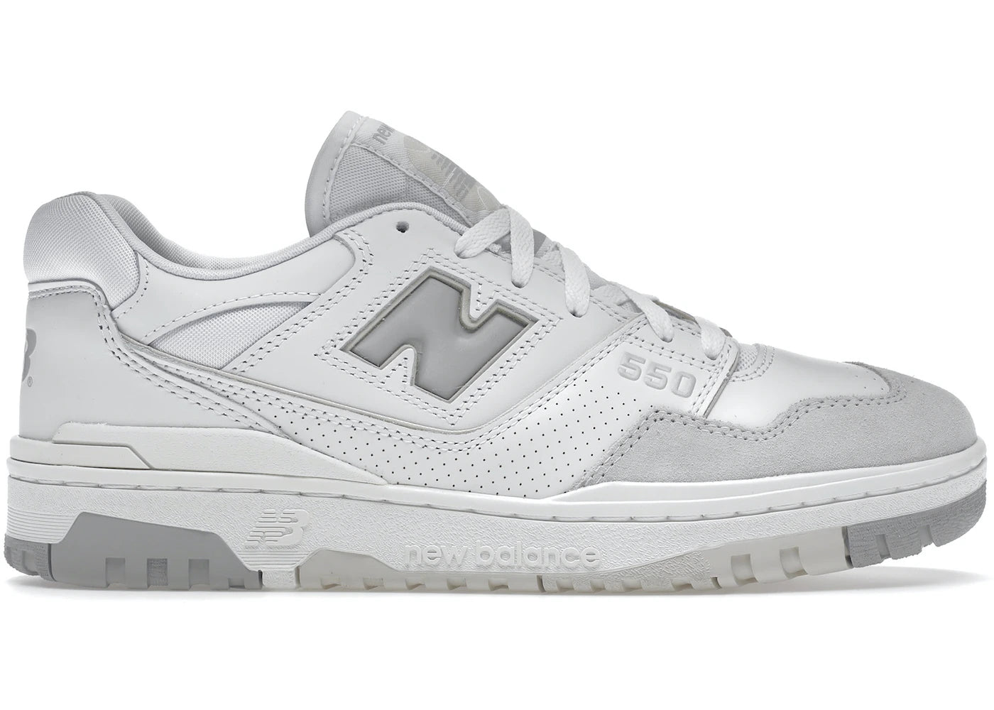 New Balance 550 White Grey Grey