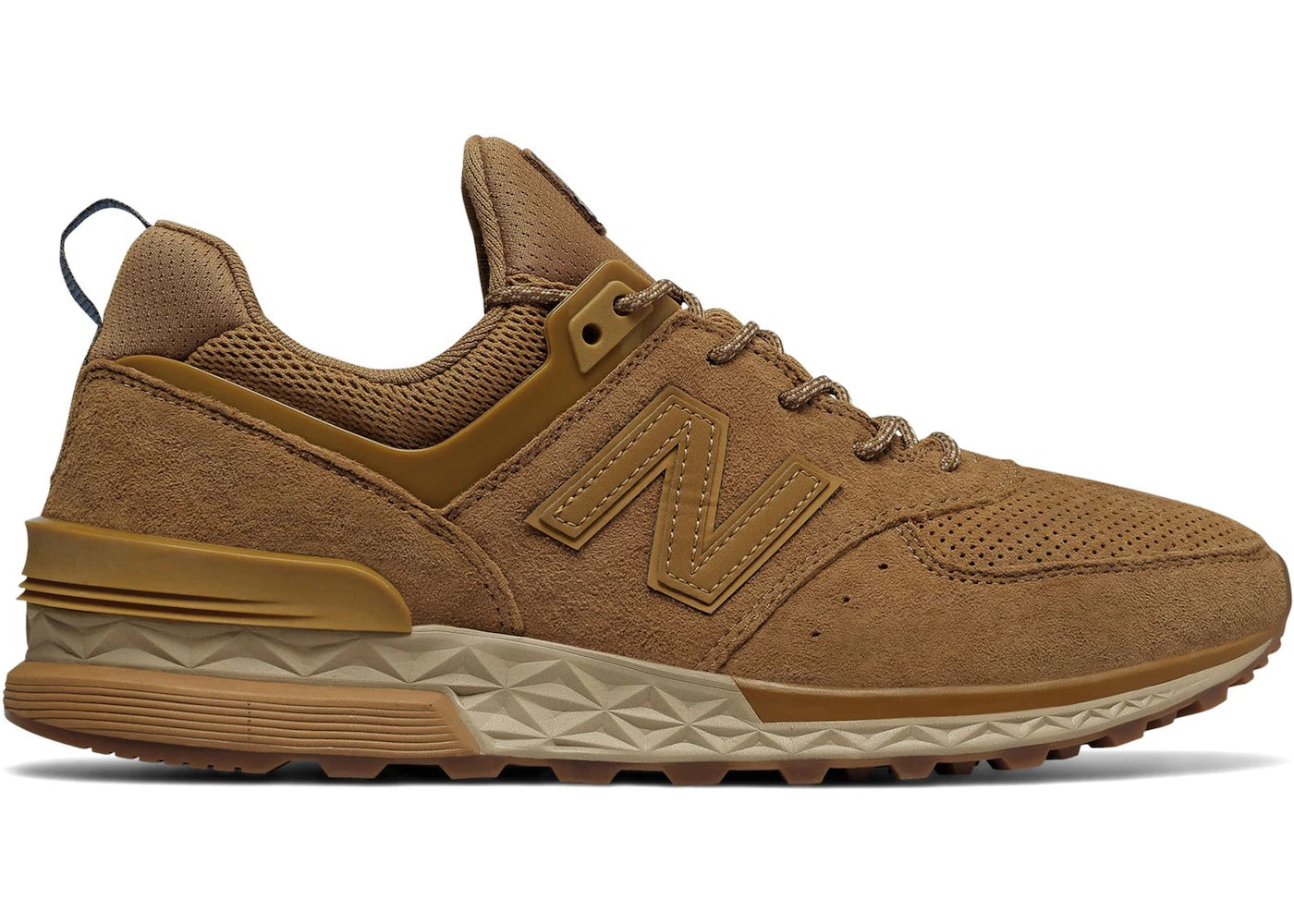 New Balance 574 Luxe Tan Gum