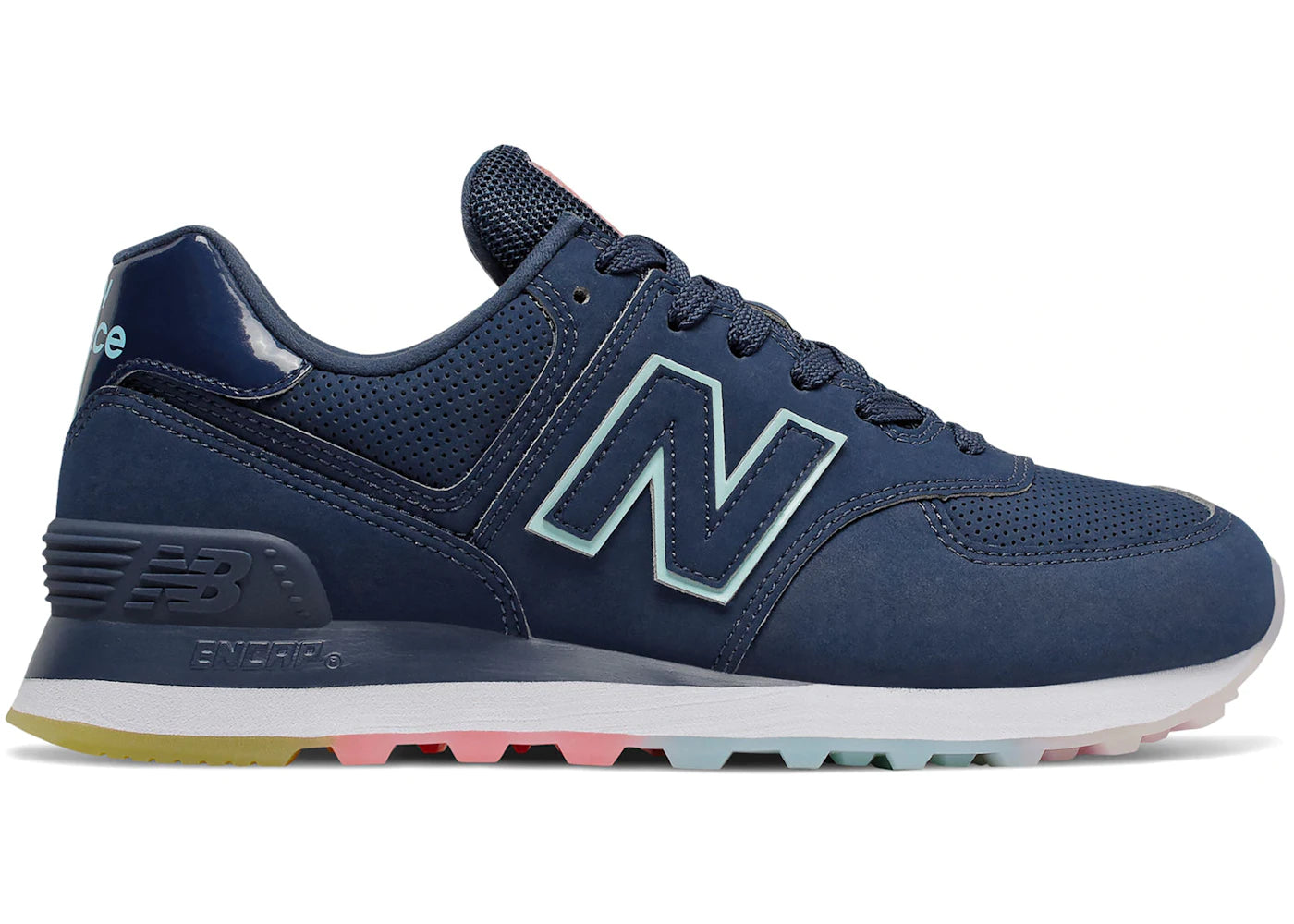 New Balance 574 Outer Glow Natural Indigo Bali Blue W