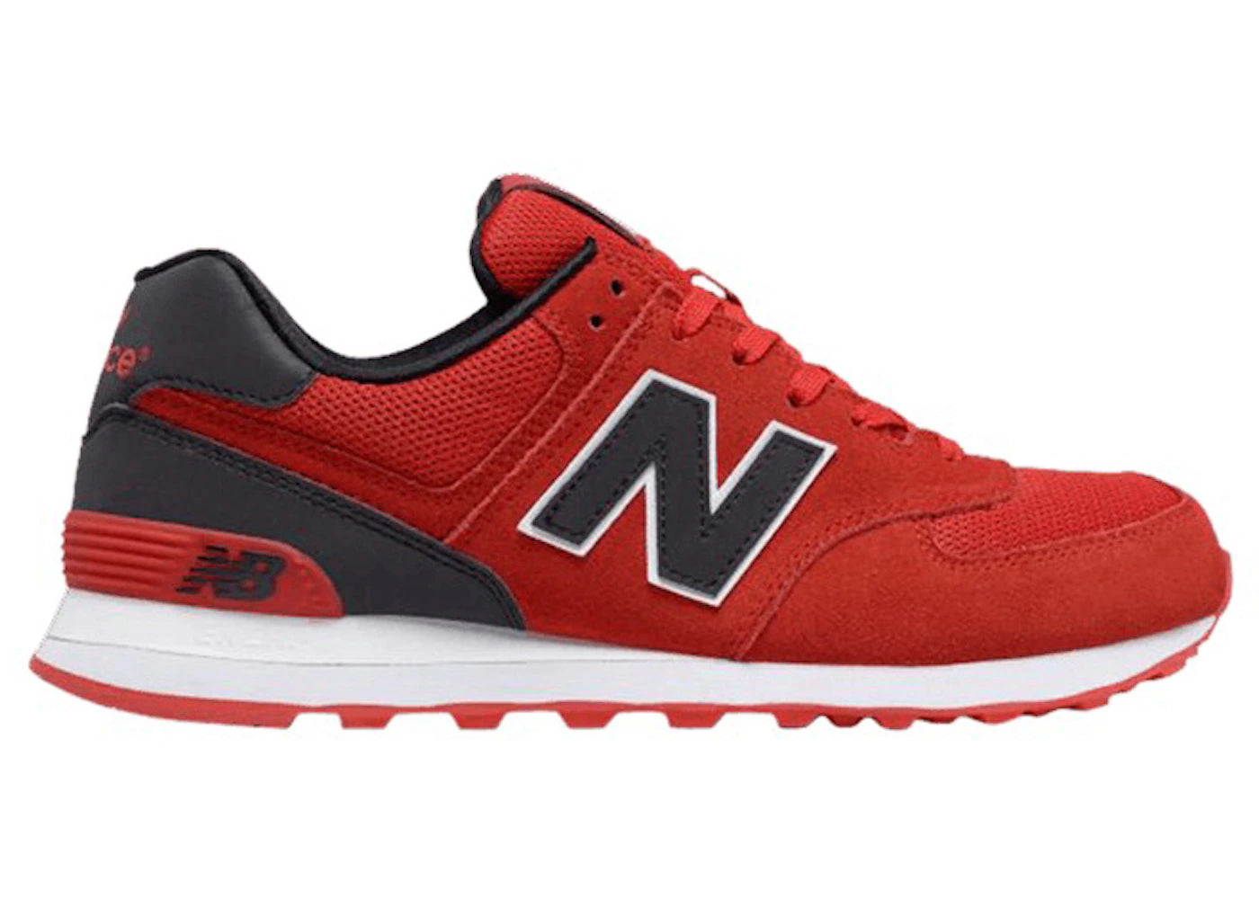 New Balance 574 Reflective Red Black