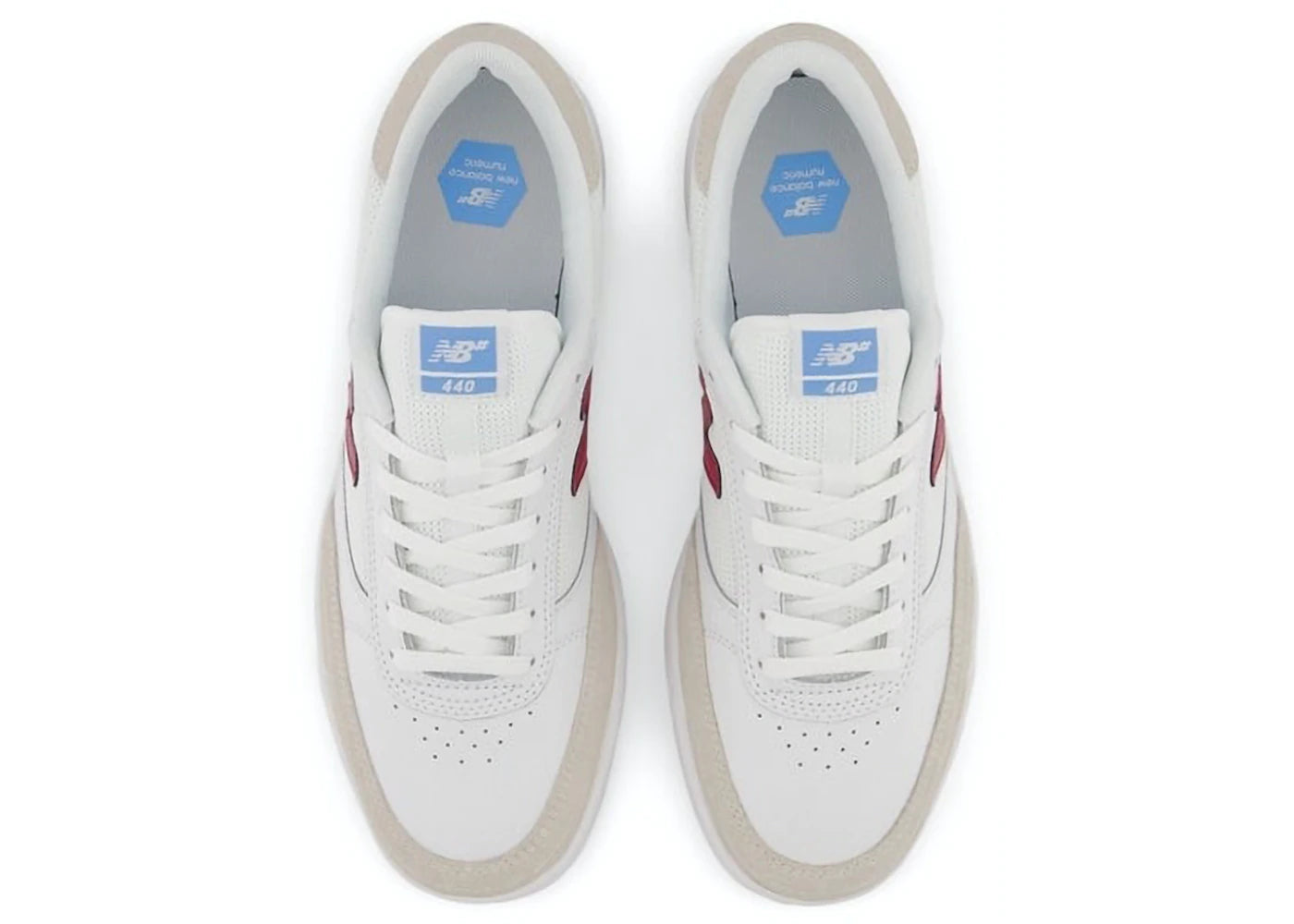 New Balance Numeric 440 White Red