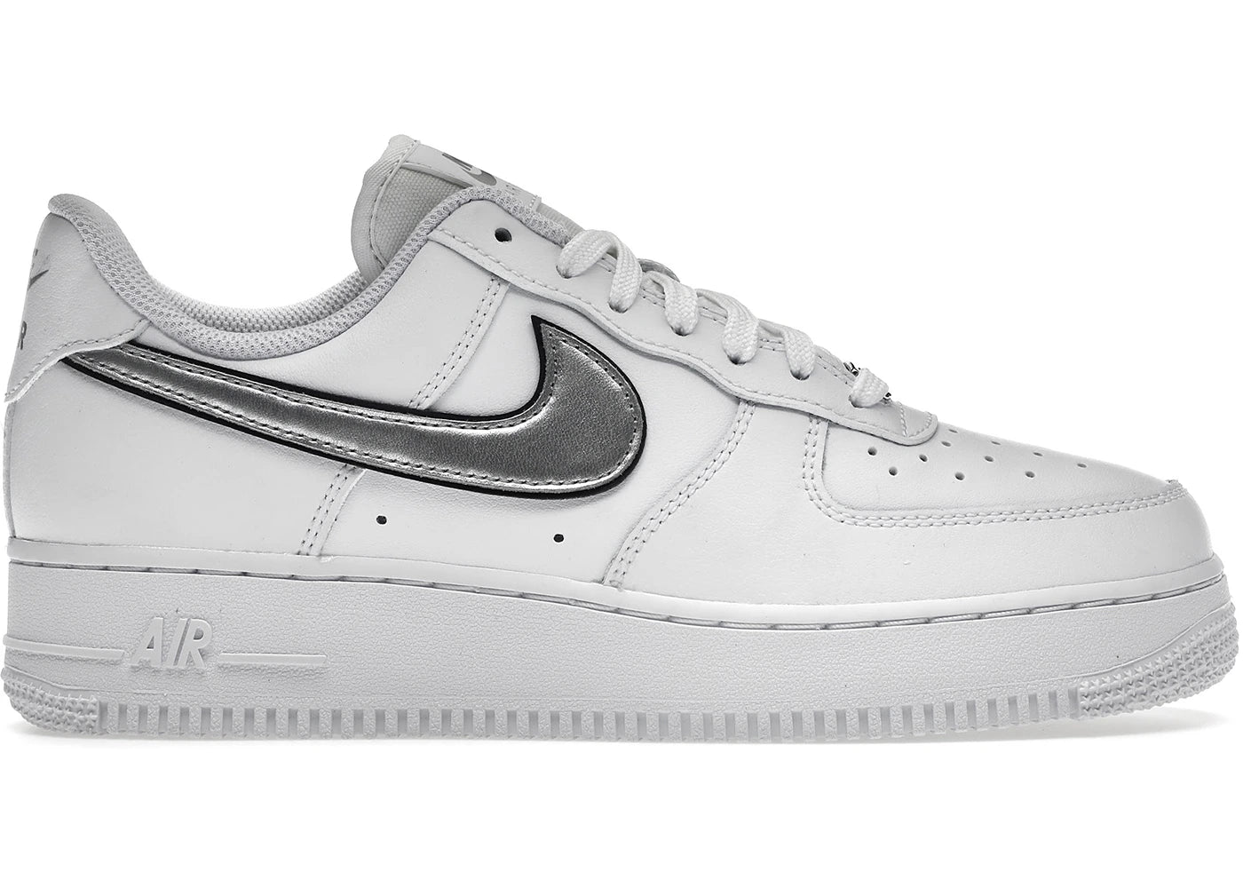 Nike Air Force 1 Low '07 Essential White Metallic Silver Black W