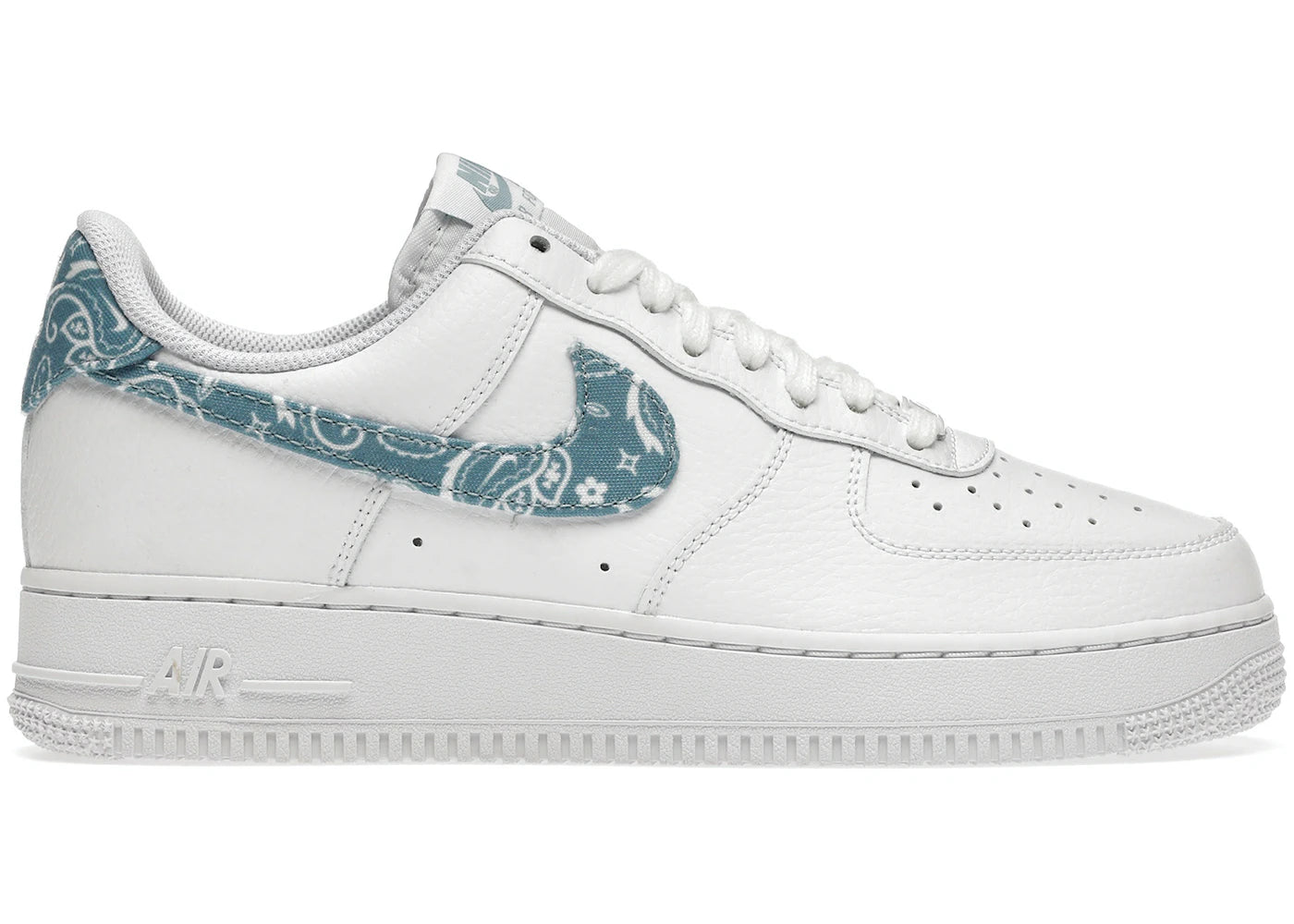 Nike Air Force 1 Low '07 Essential White Worn Blue Paisley W