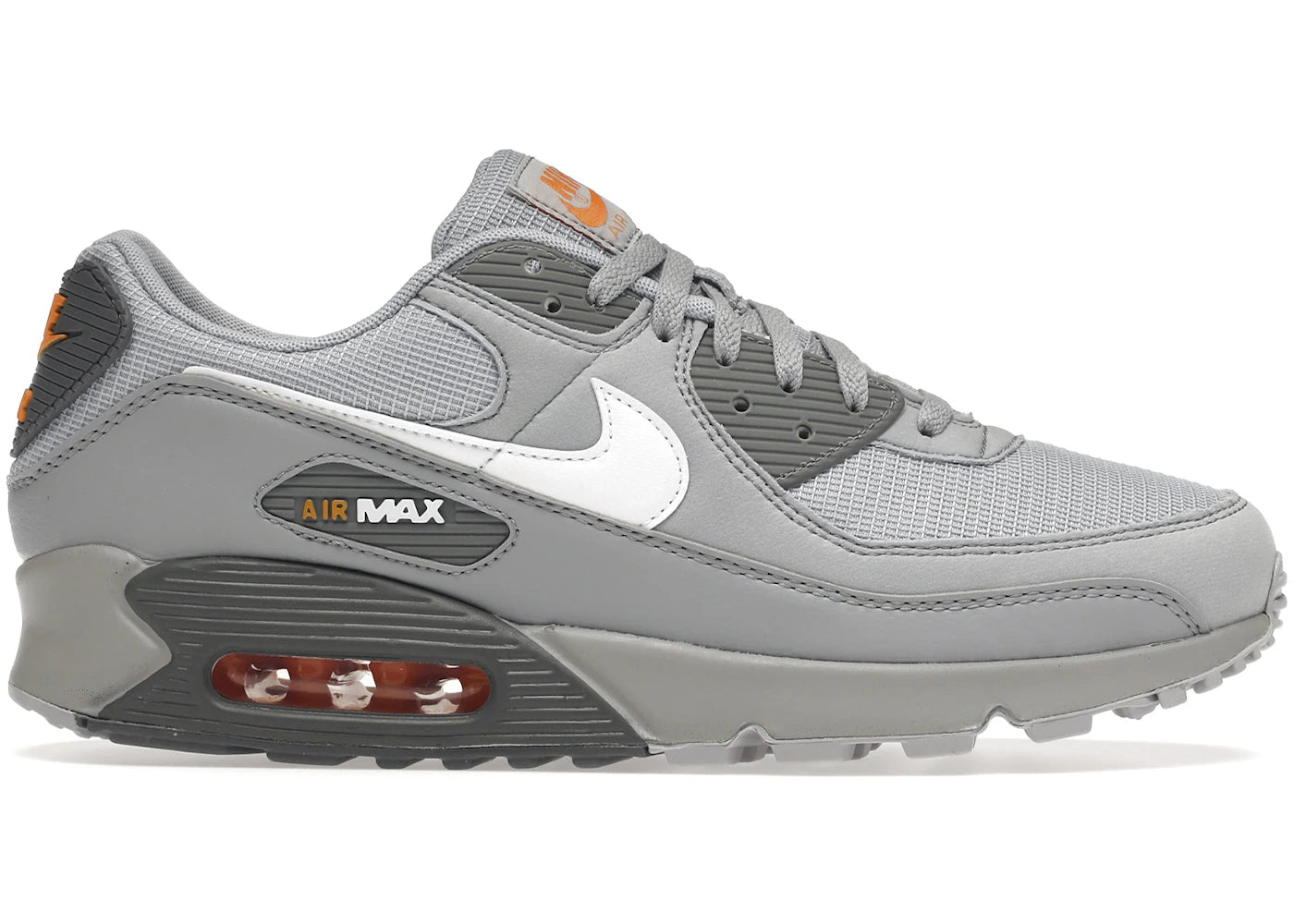 Nike Air Max 90 Wolf Grey Kumquat Cool Grey White