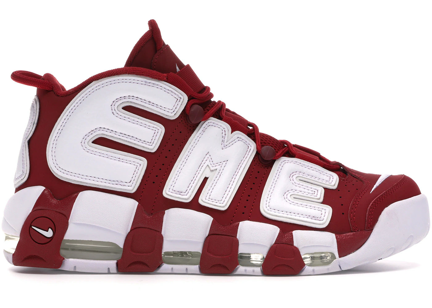 Nike Air More Uptempo Supreme Suptempo Red