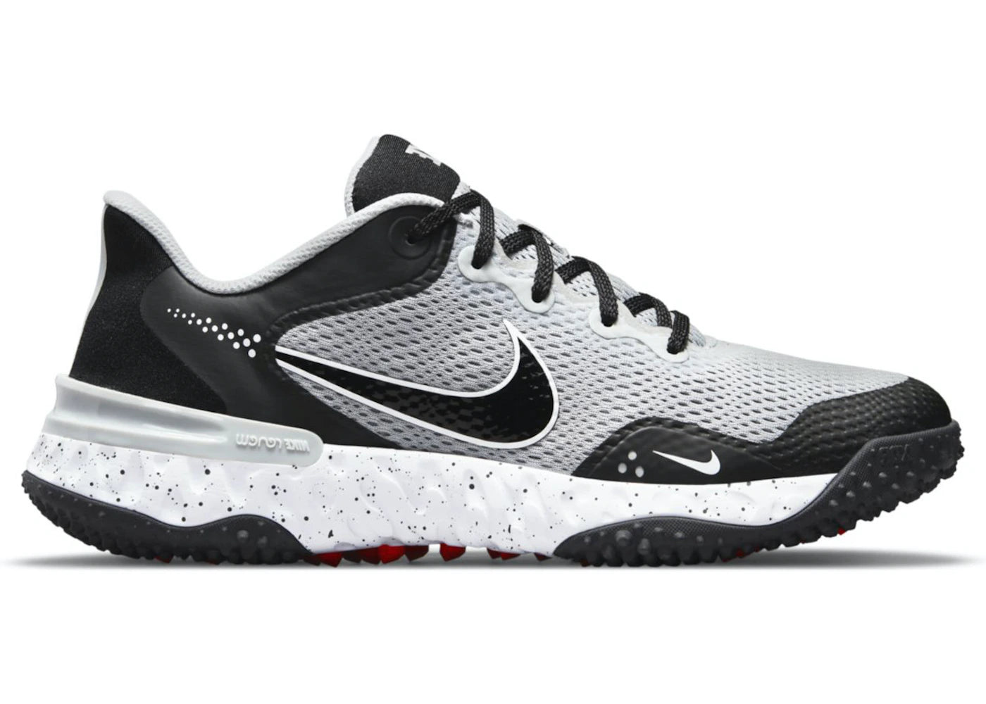 Nike Alpha Huarache Elite 3 Turf Light Smoke Grey Black