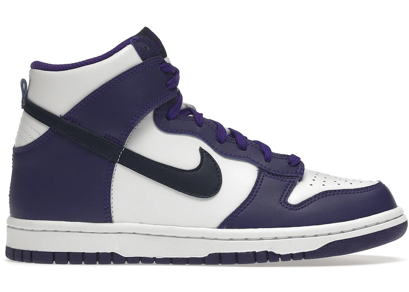 Nike Dunk High Electro Purple Midnght Navy GS