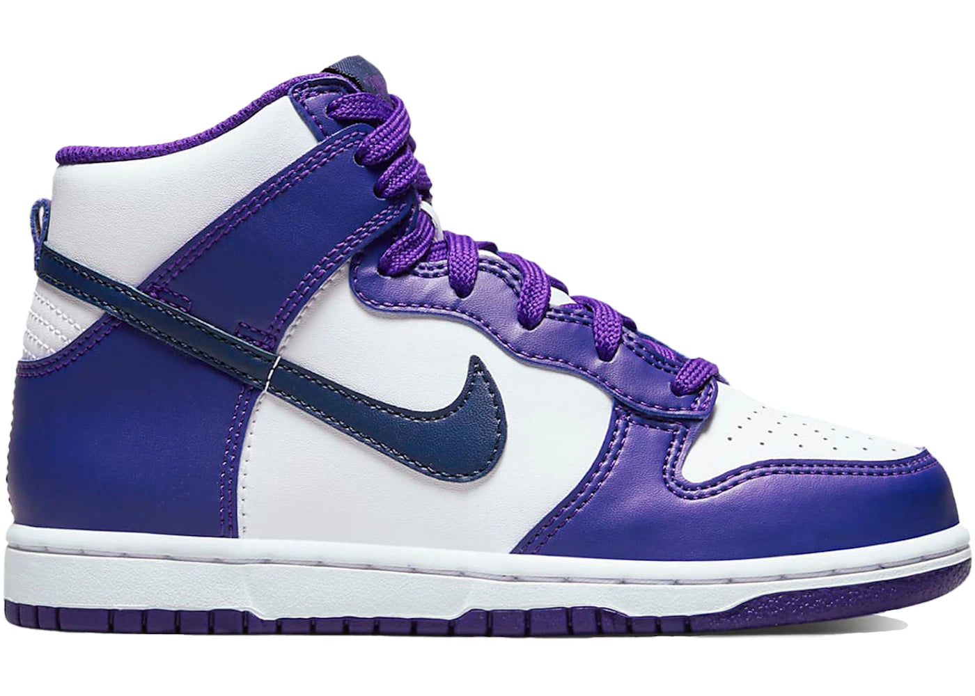 Nike Dunk High Electro Purple Midnght Navy