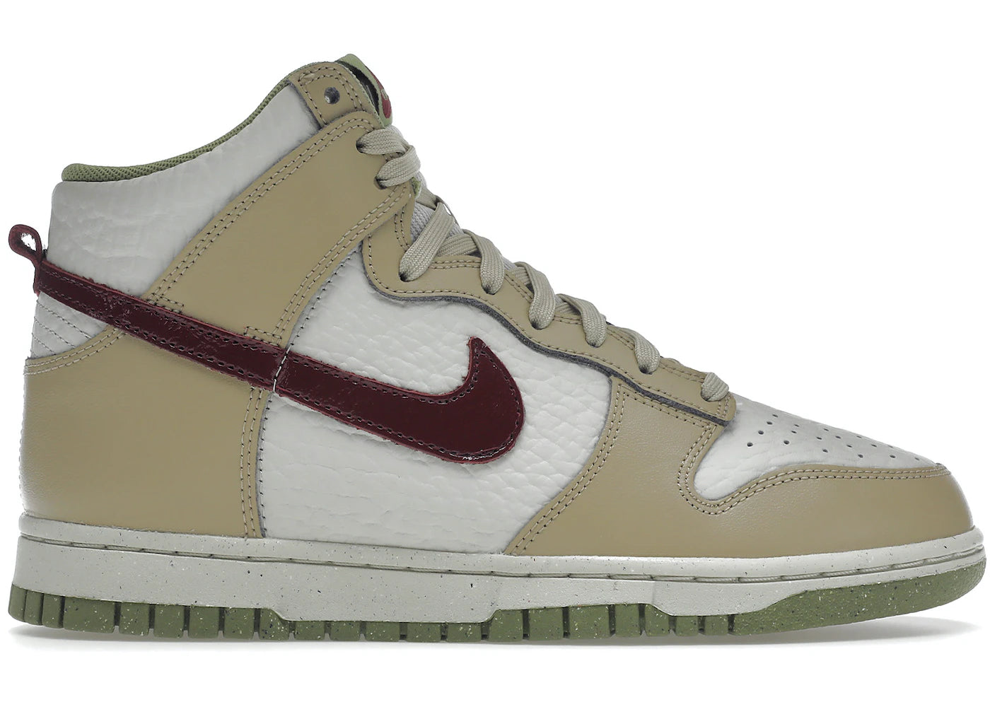 Nike Dunk High Tumbled Tan White Brown W