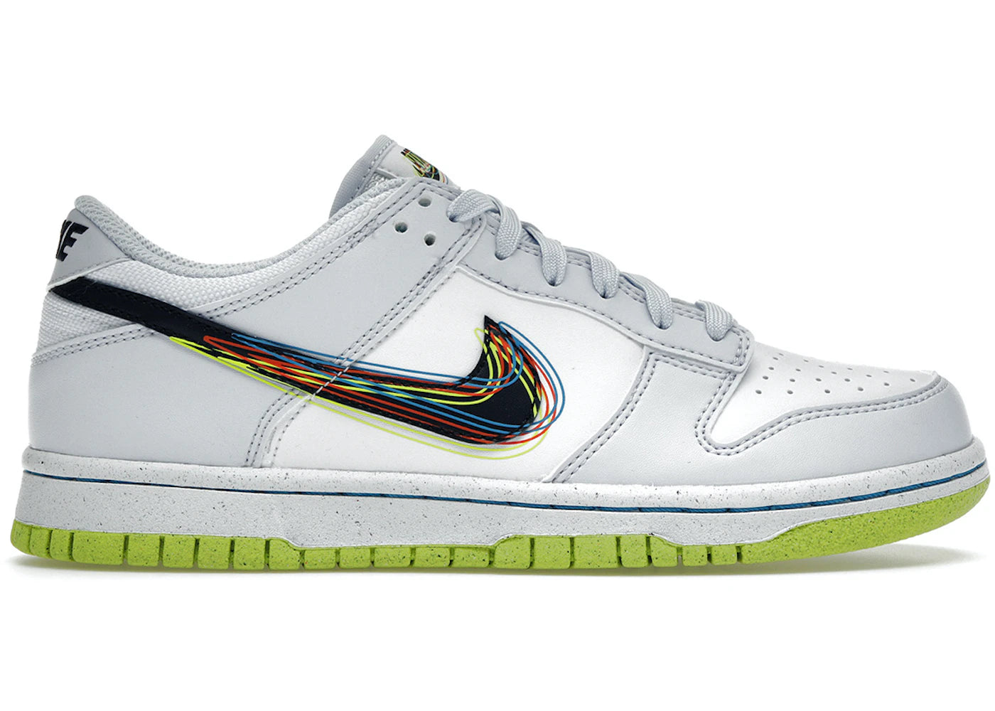 Nike Dunk Low 3D Swoosh Grey GS