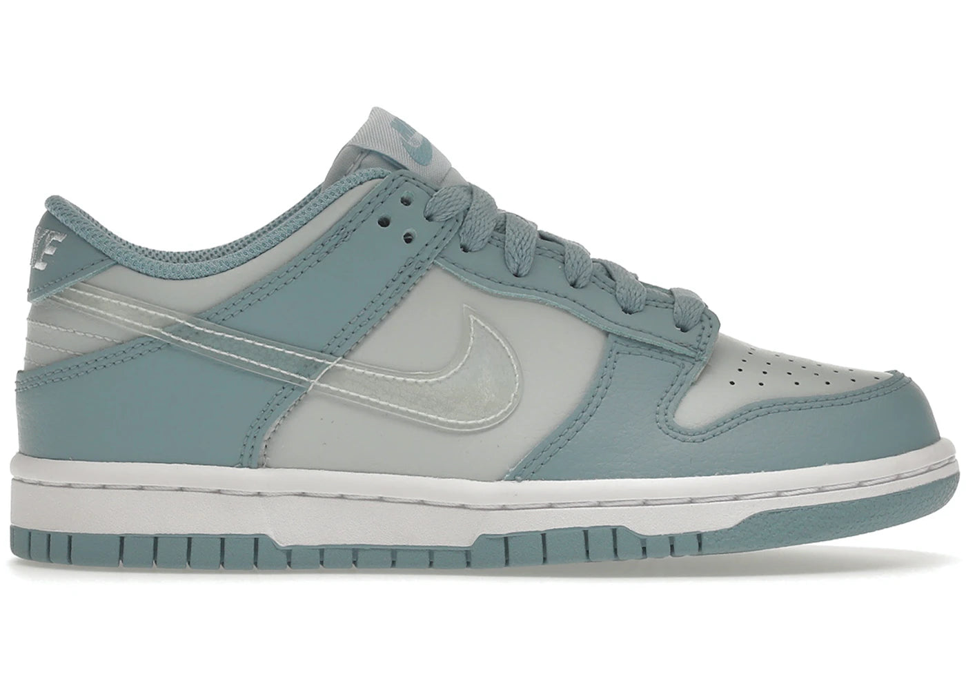 Nike Dunk Low Clear Blue Swoosh GS