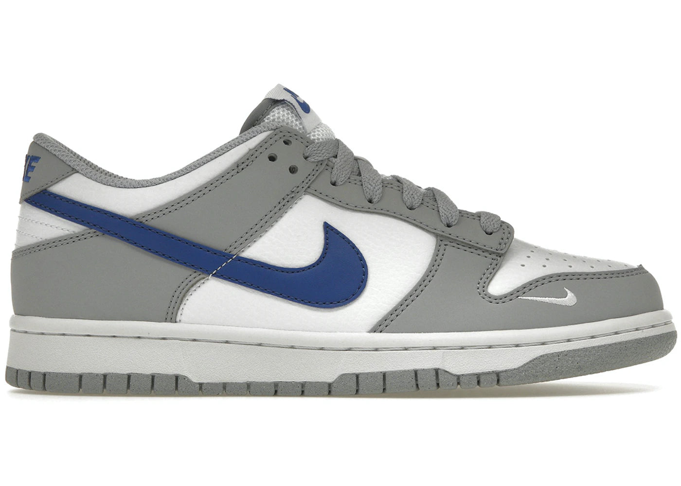 Nike Dunk Low Mini Swoosh Wolf Grey Game Royal GS