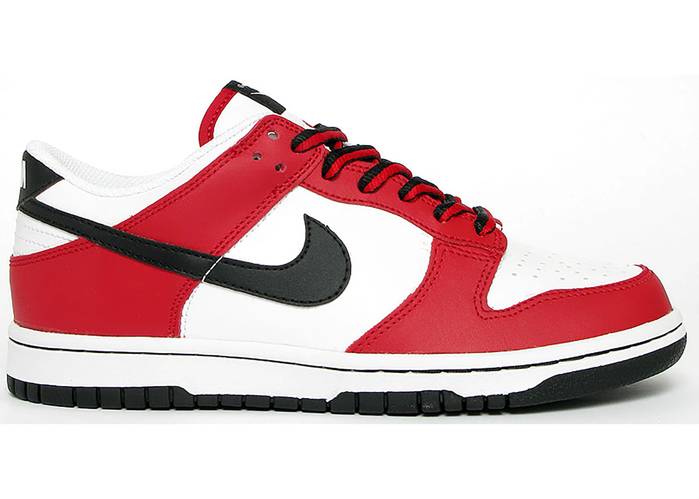 Nike Dunk Low White Black Red