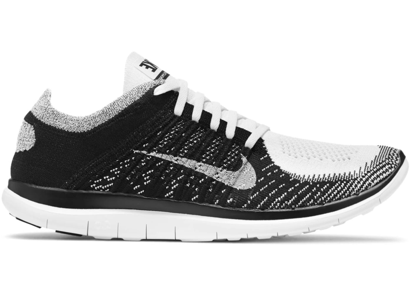 Nike Free 4.0 Flyknit White Black