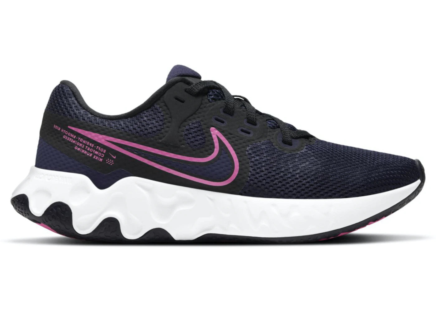 Nike Renew Ride 2 Blackened Blue Pink Glow