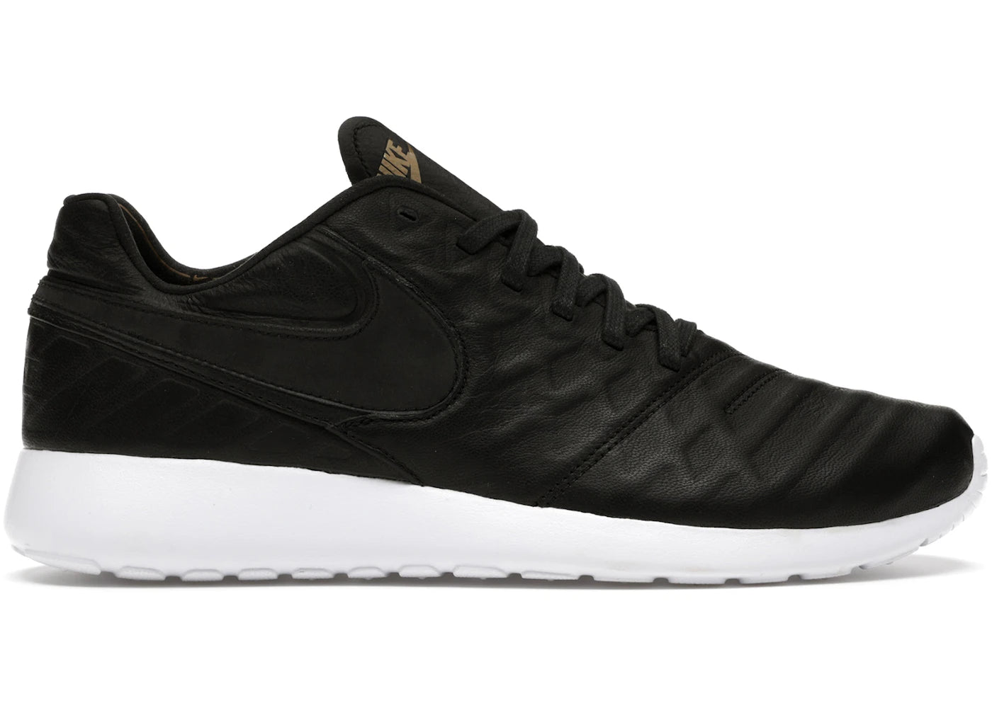 Nike Roshe Tiempo Vi Qs Black Black-Metallic Gold White