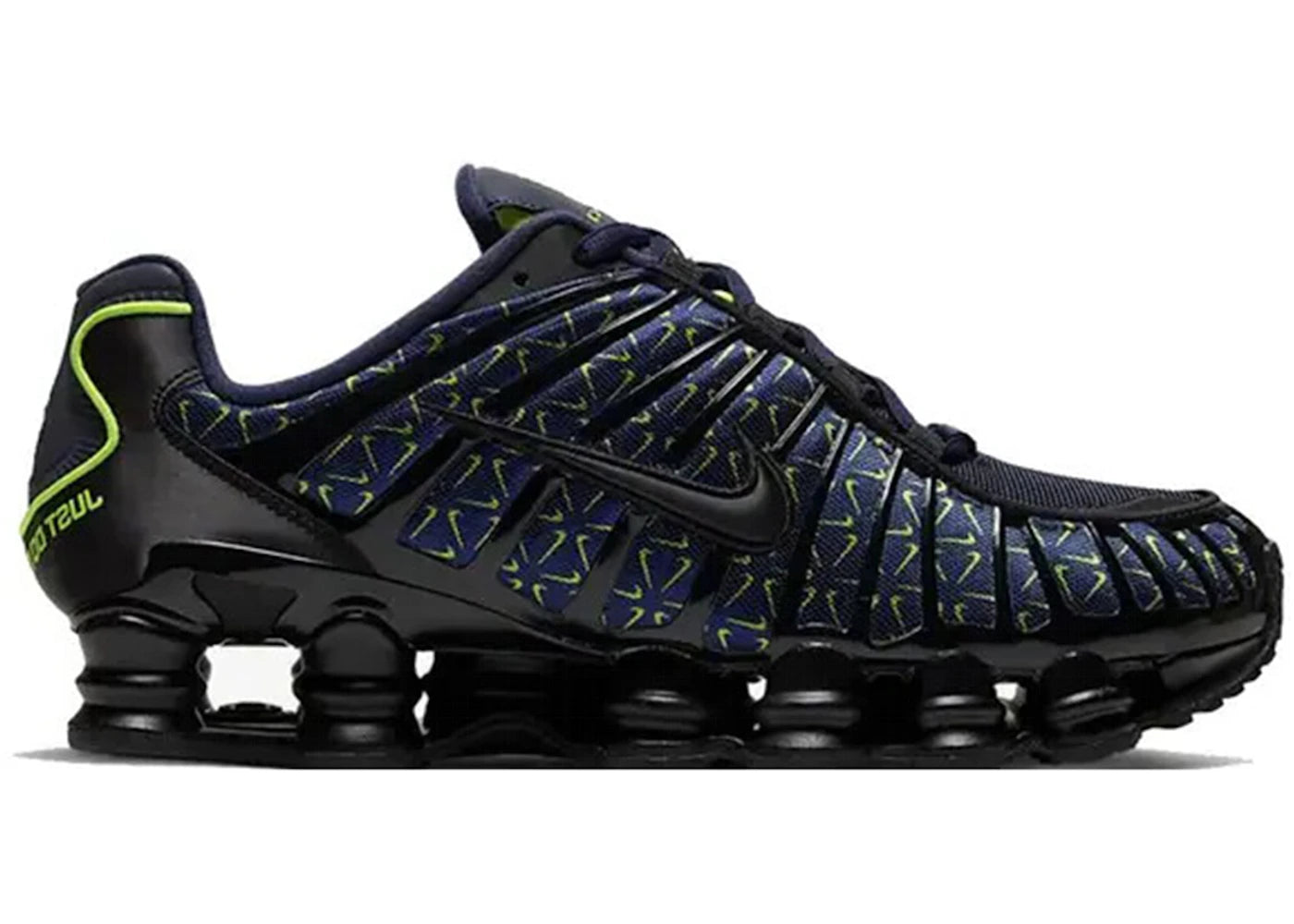 Nike Shox TL Mini Swoosh Obsidian Black Volt GS